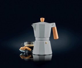 Cafetiera filtru 6 portii, 300ml, gri, Natural