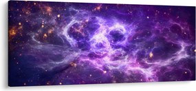 Tablou - Universul violet (120x50 cm)
