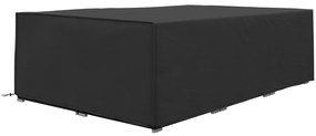 Outsunny Husă pentru mobilier de grădină, prelată pentru masă de grădină țesătură Oxford impermeabilă anti-UV, 222 x 155 x 67 cm, negru | Aosom Romania