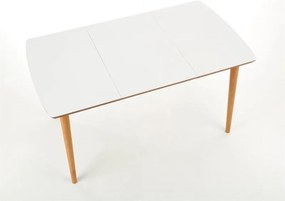 OFERTA Masa extensibila de sufragerie NARPES cu finisaj stejar lefkas 90(190)x80x75 cm II. calitate