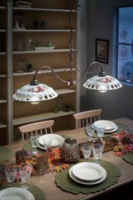 Lustra design clasic realizat manual din ceramica NAPOLI