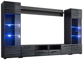 Set mobilier living Factor 1 - negru