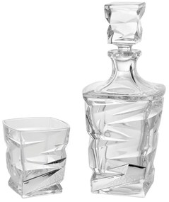 Set 7 piese cristal si argint Lightning