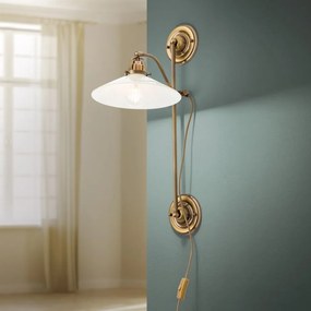 Aplica de perete realizata manual design rustic ARTDESIGN, patina/ champagne