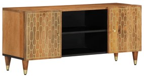 vidaXL Comodă TV, 105x33x46 cm, lemn masiv de mango