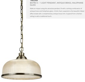 Pendul design clasic Bistro II alama antique 1682AB SRT