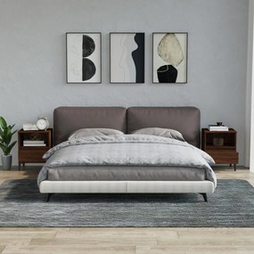 821825 vidaXL Noptiere, 2 buc., stejar maro, 40x35x50 cm