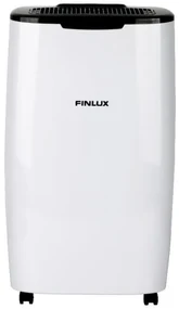 Absorbant de umiditate Finlux FDH-20E, 20l / 24h, 390W, 150 m3 / h, 3 l, 2 viteze, Filtru praf carbon, Alb / negru