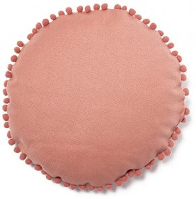 Pernuta decorativa rotunda Sunny, 37x37cm, roz