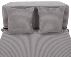 Scaun pliant/saltea PELOS, gri