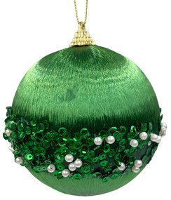 Glob de Craciun Beauty 10cm, Verde