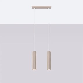 Lustră pe cablu Brilagi CRESTO 2xGU10/10W/230V taupe