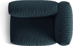 Modul pentru canapea modulară albastru închis (cu colț pe partea dreaptă) Martina – Micadoni Home