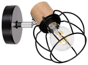 Spot de perete Spot-Light 26114104 PHIPHI 1xE27/60W/230V stejar