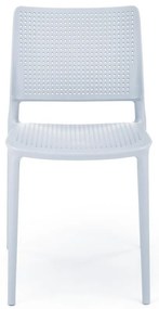 Scaun din plastic K514 albastru deschis