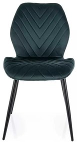 Scaun de bucătărie Broda Velvet, verde