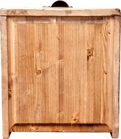 Banc de tamplar, L116 63 H90 cm, 4 sertare, natur, lemn masiv