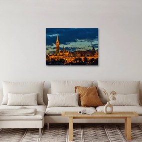 Tablou cu construcție iluminată (70x50 cm)