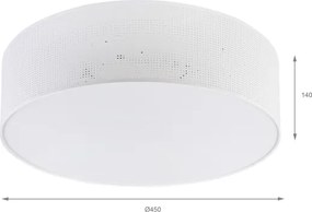Brilagi - Plafonieră SIRIJA MODERN 4xE27/60W/230V, diam. 45 cm, albă