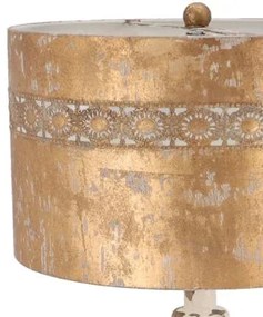 Lampa Shabby Chic Oro rasina si metal H 67 cm