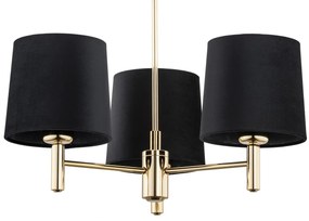 Candelabru modern design elegant PONTE 3L negru
