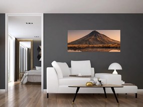 Tablou oglindirea muntelui Taranaki, Noua Zeelanda (120x50 cm)