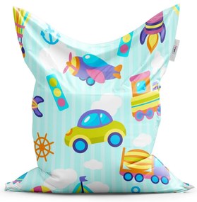 Sac de șezut Classic mașinuțe - pentru copii, colorat