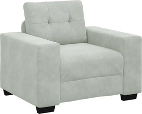 vidaXL Canapea scaun gri deschis 100x78x80 cm catifea