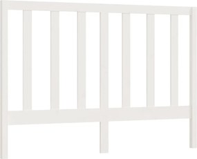 vidaXL Tăblie de pat, alb, 166x4x100 cm, lemn masiv de pin