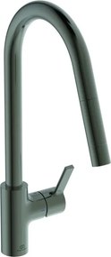 Baterie bucatarie cu dus extactibil Ideal Standard Gusto 235 gri Magnetic Grey 1 tip de jet