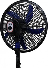 Ventilator Oliver Voltz OV51760N18, 50 W, 18", 3 viteze, Indicator luminos, Reglabil, Negru/Albastru