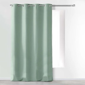 Draperie verde salvie dimout (semi-opacă) din microfibră 140x280 cm Absolu – douceur d'intérieur