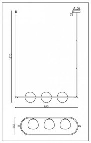 Lustra design deosebit Erich nickel 3L