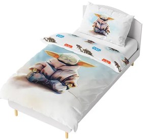 Lenjerie de pat pentru copii Star Wars Baby Yoda,140 x 200 cm, 70 x 90 cm