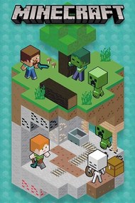 Poster Minecraft - Into the Mine, (61 x 91.5 cm)