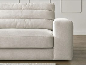 Colțar bej cu tapițerie din catifea (cu colț pe partea stângă/cu șezlong) Sierra – Bobochic Paris