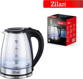 Fierbator electric Zilan ZLN8115, putere 1800 W, capacitate 1.8 litrii, transparent