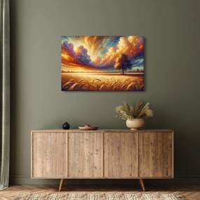 Tablou – Arbore pe câmp (90x60 cm)