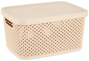 Cos din plastic cu capac, organizator, 3,5 l
