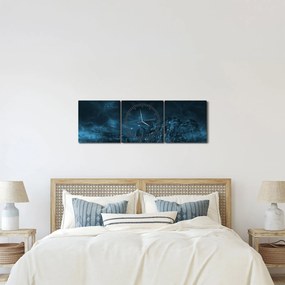 Tablou - Misiune extraterestră (cu ceas) (90x30 cm)
