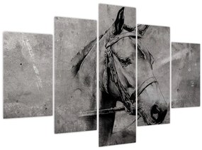 Tablou - Portret de cal (150x105 cm)