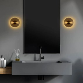 Aplică de perete în culoarea bronz ø 20 cm Fungal – Opviq lights