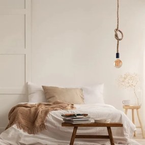 Lustră LED pe cablu ROPE 1xE27/8W/230V