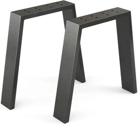 Picioare masa metal, Carpath Homs , Negru,55x70X72 cm
