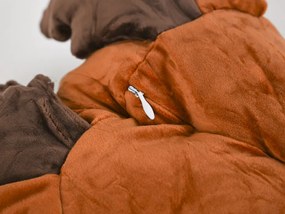 REN de plus cu paturica cocolino in interior, maro