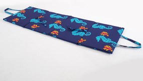 Sezlong de plaja CALUT DE MARE 137x49 cm, albastru