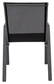 Scaun de grădină Como, negru