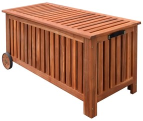 41772 vidaXL Ladă de depozitare de grădină, 118 x 52 x 58 cm, lemn