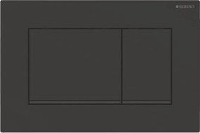 Clapeta de actionare Geberit Sigma30 negru mat lacuit 2 butoane