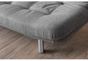 Canapea extensibilă BINA, 2 locuri, gri deschis